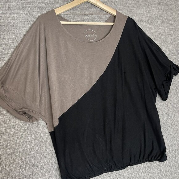 INC Shirt Womens Large Colorblock International Concepts - Picture 2 of 8